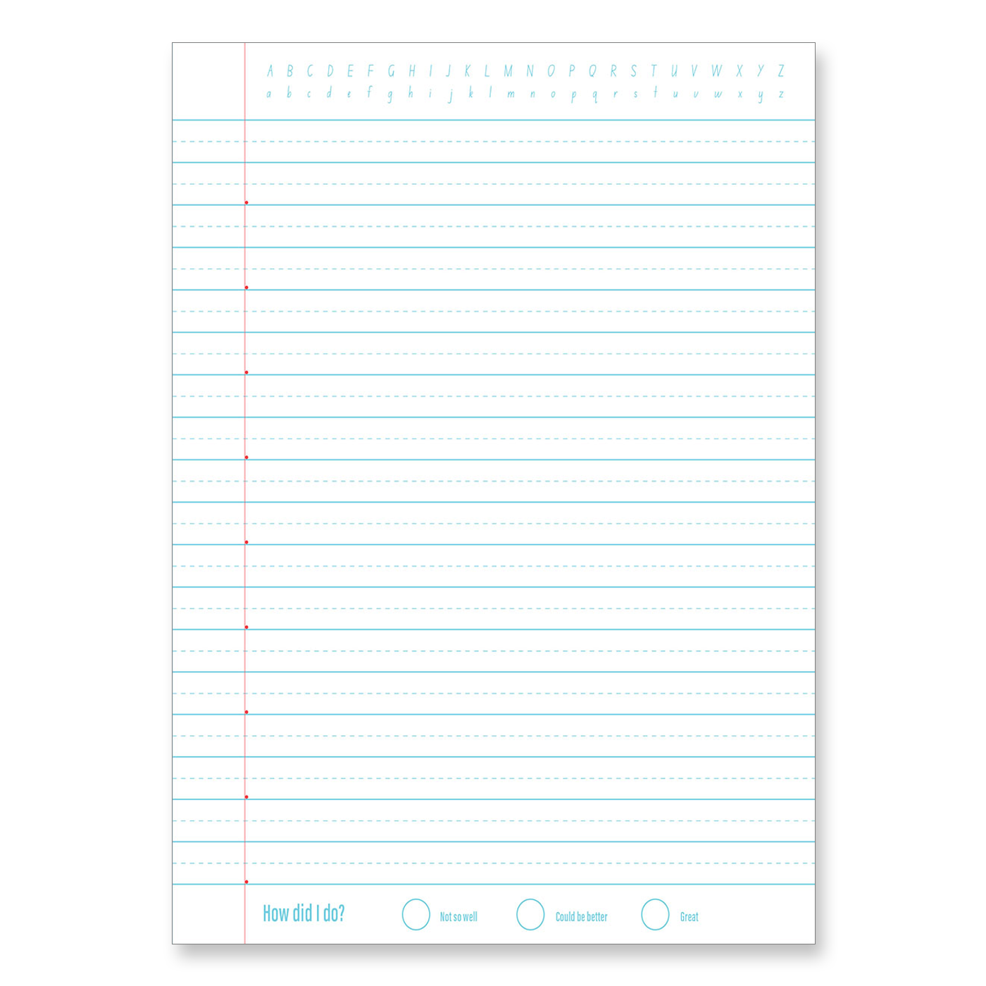 Clever Kiwi My Writing Book 12mm - Inside Page