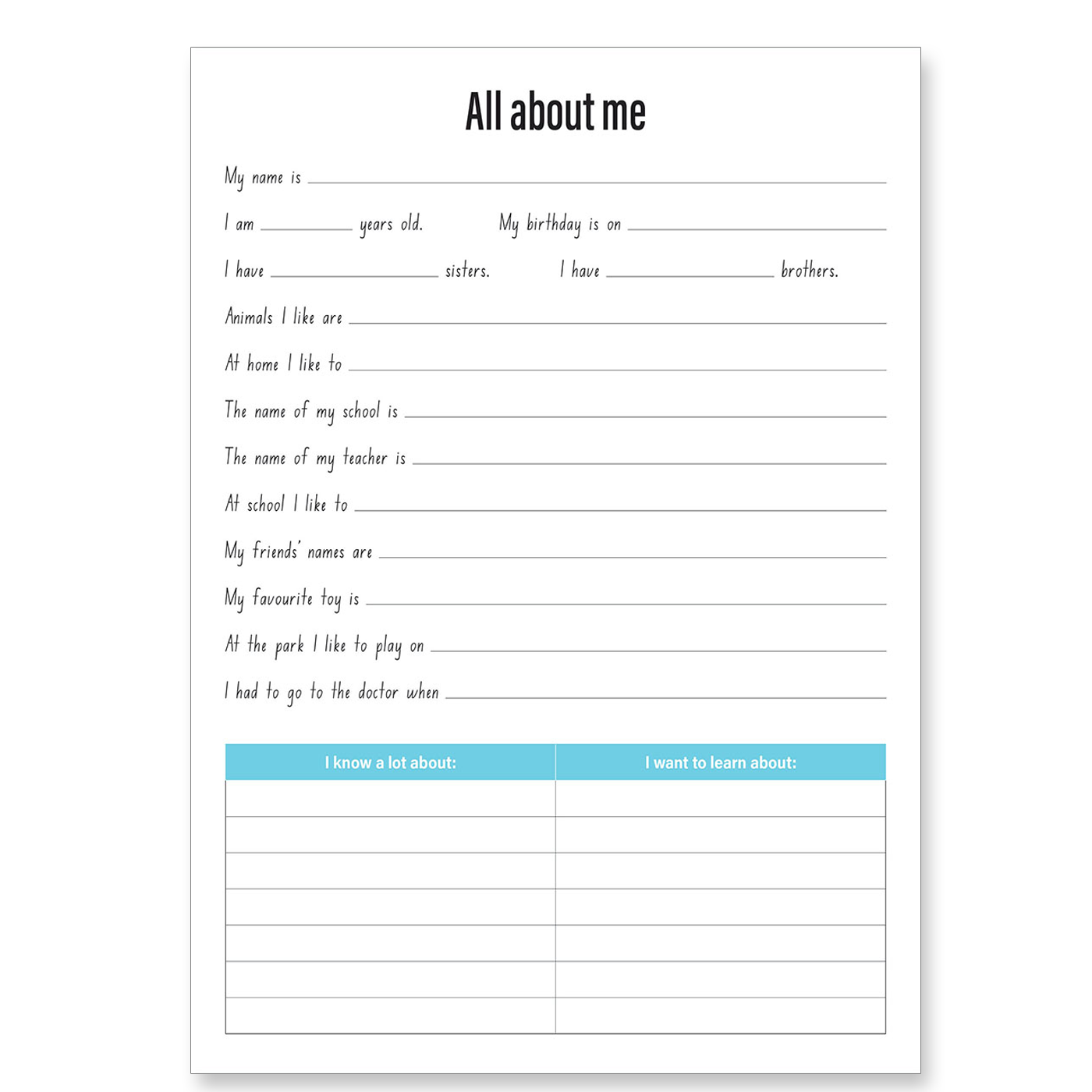 Clever Kiwi My Writing Book 14mm