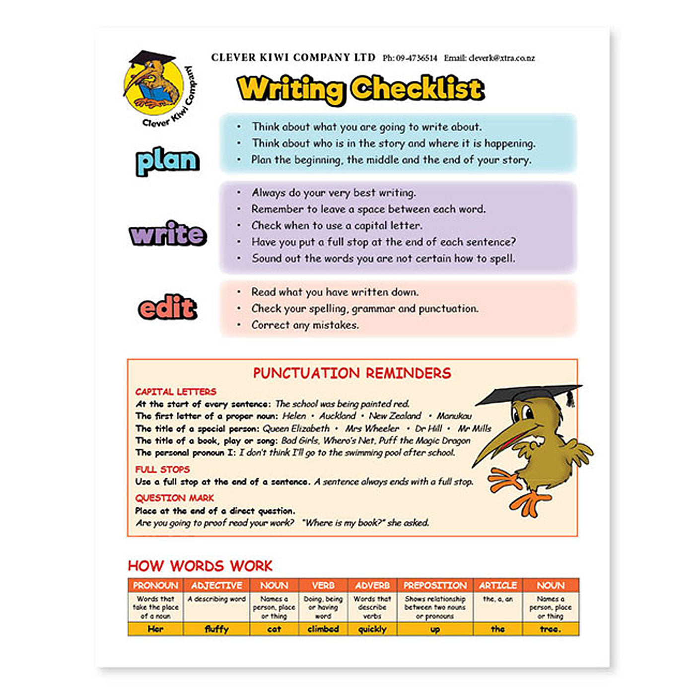 Clever Kiwi My Writing Book Series 12 mm - School Depot 5
