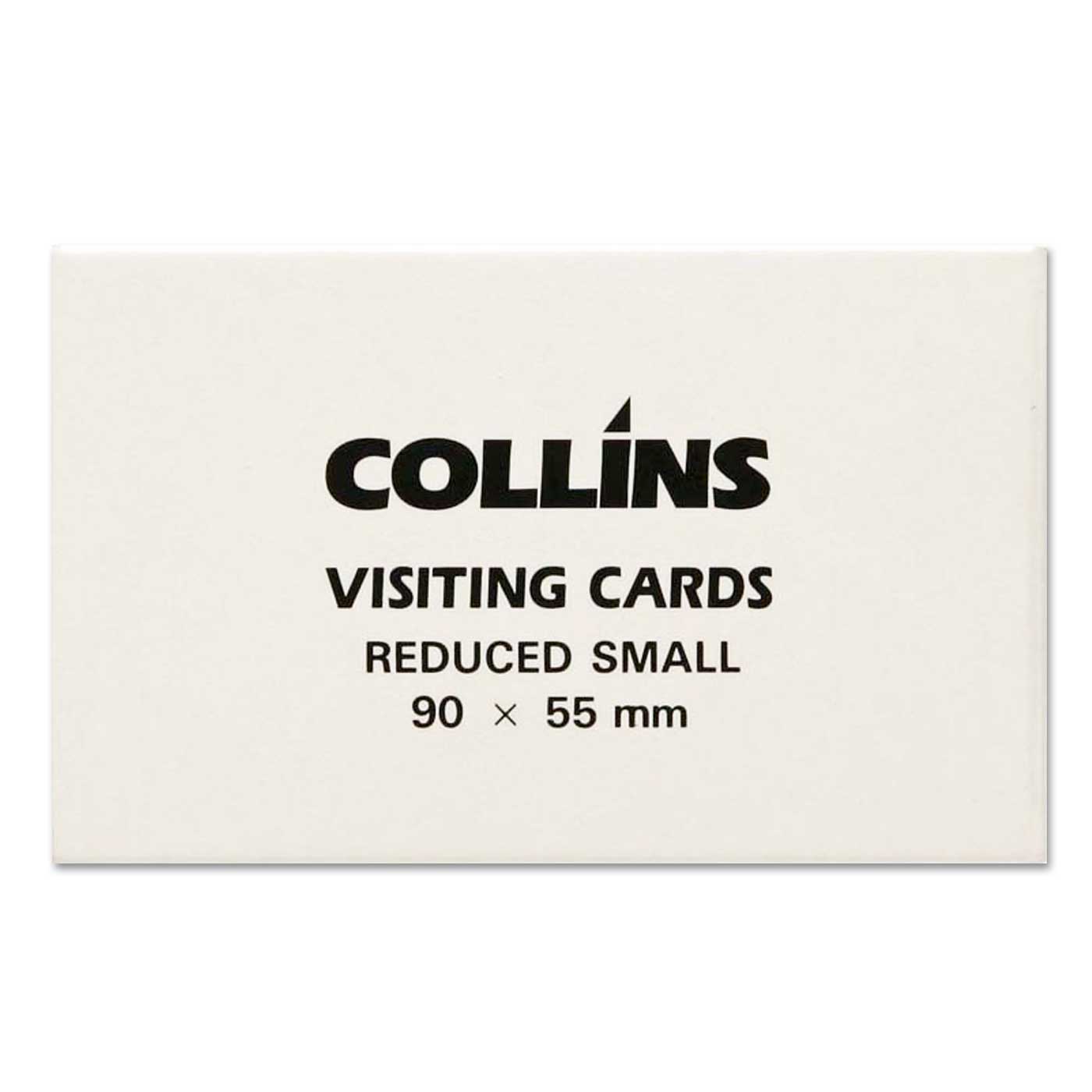 Collins Visiting Cards Plain 90 x 55mm Packet of 52