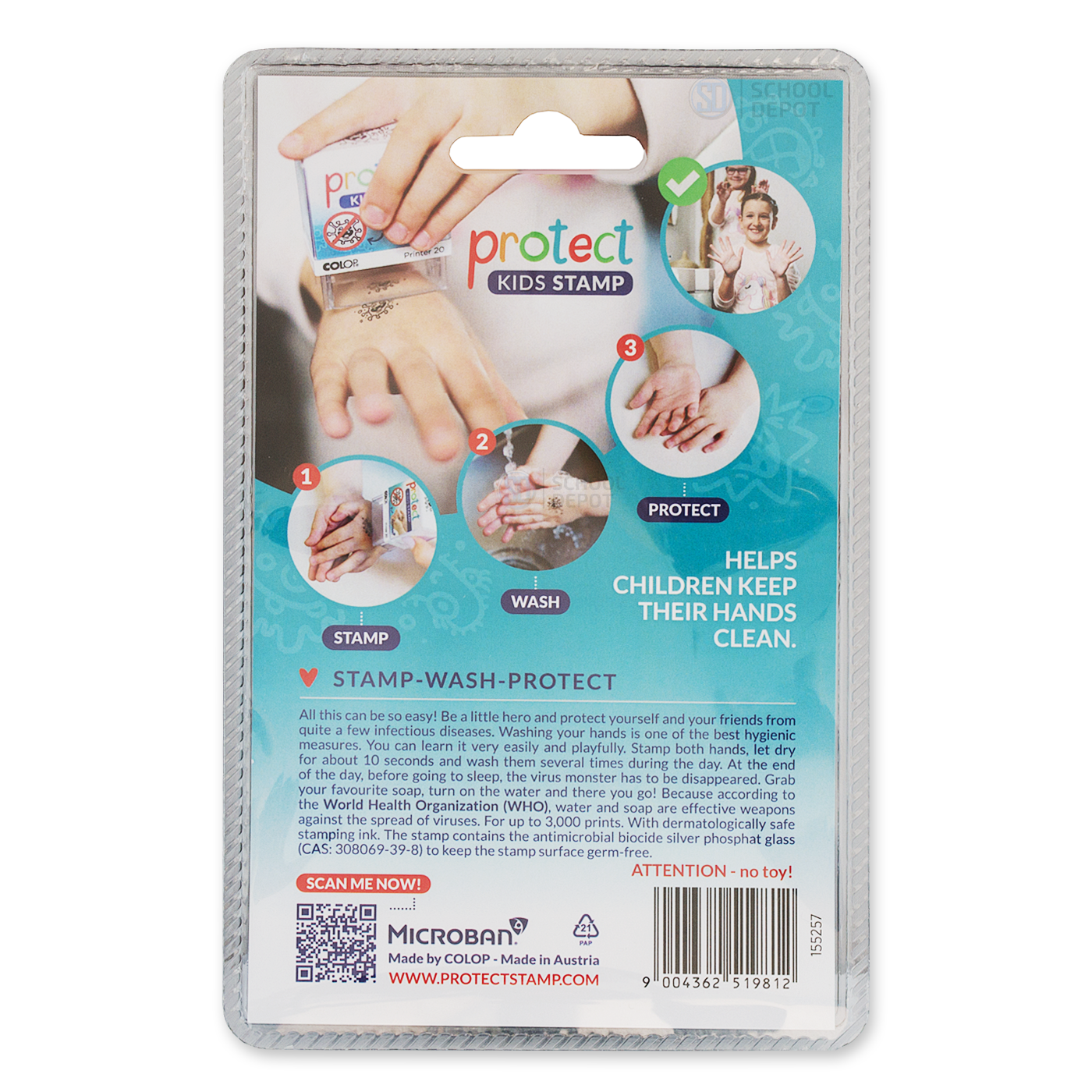 Colop Protect Kids Stamp Microban Printer