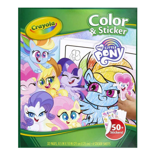 Crayola Colour & Sticker Book 32 Pages My Little Pony
