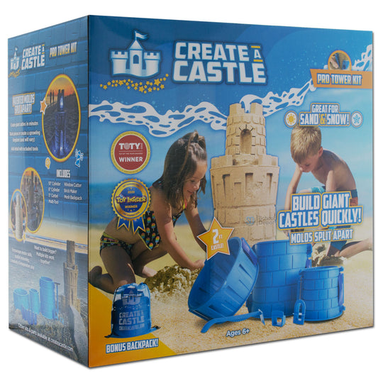 Create A Castle Pro Sandcastle Kit 7 Piece