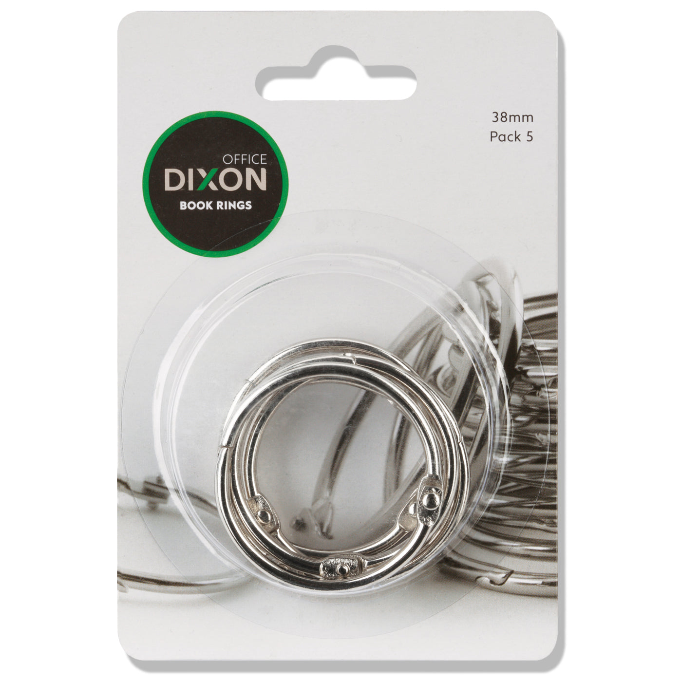 Dixon Book Rings 38 mm Pack of 5 - School Depot NZ