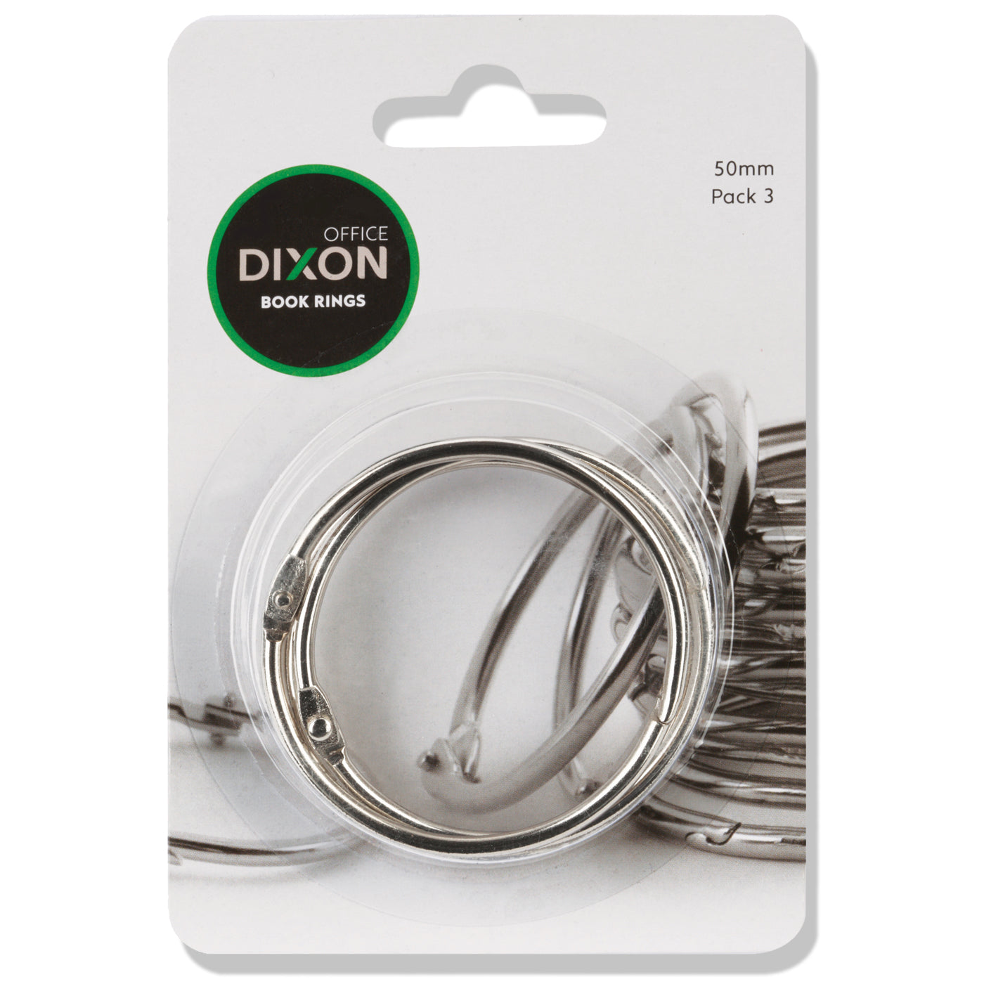 Dixon Book Rings 50 mm Pack of 3 - School Depot NZ