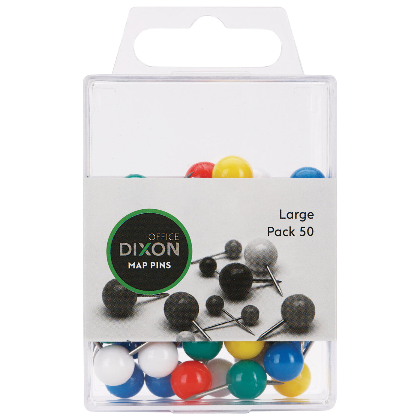 Dixon Map Pins Large Pack of 50 - School Depot