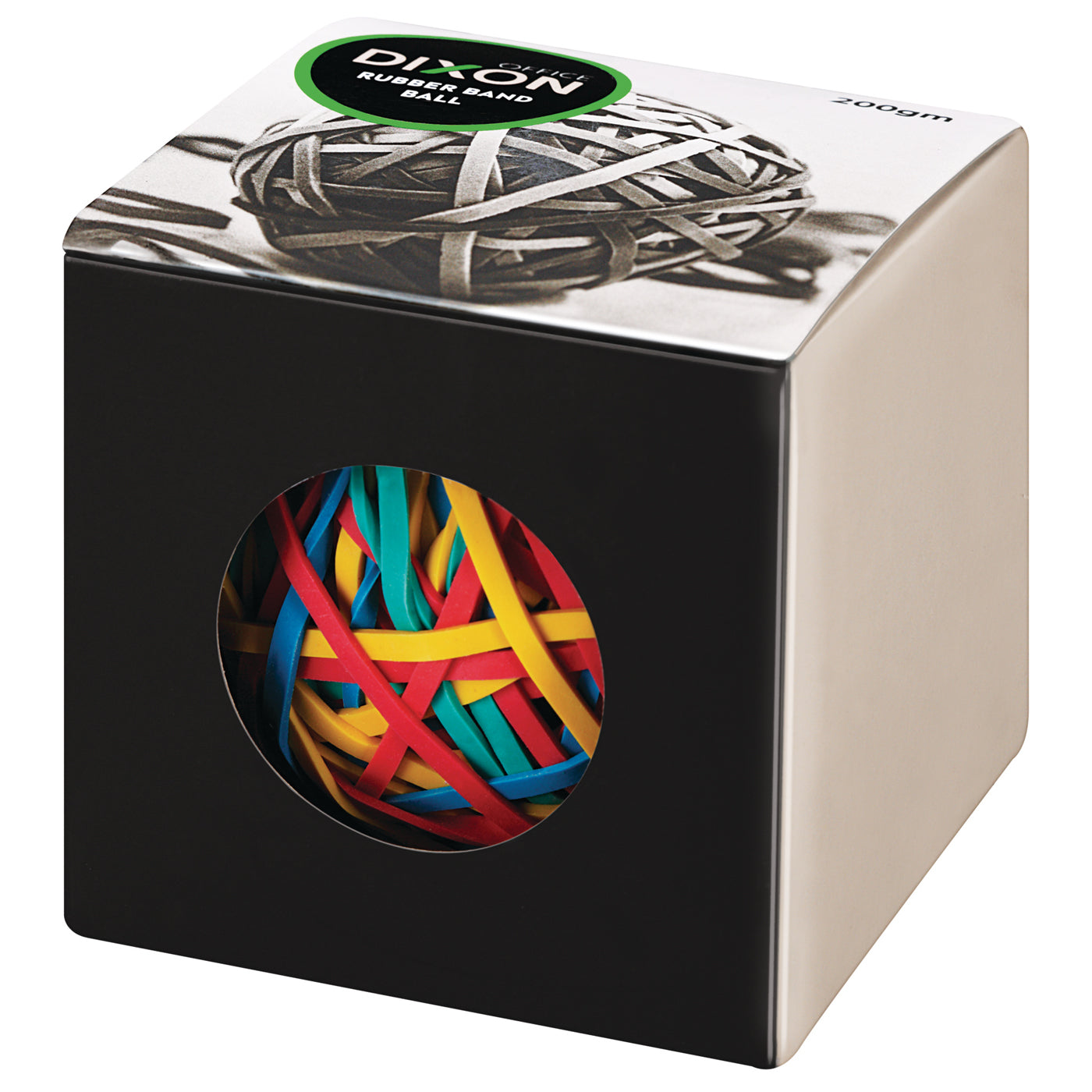 Dixon Rubber Band Ball 200 gm Assorted Colours - School Depot