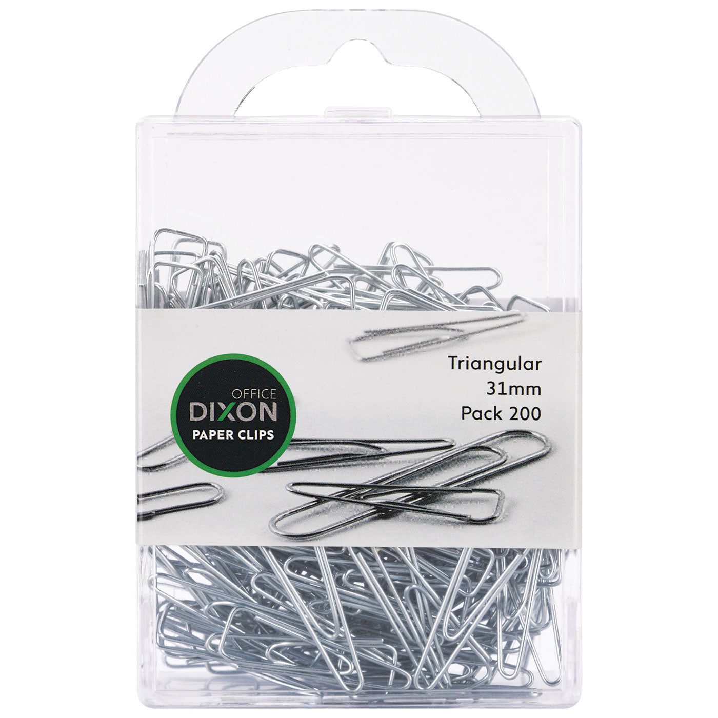 Dixon Paper Clips Triangular 31mm Pack 200