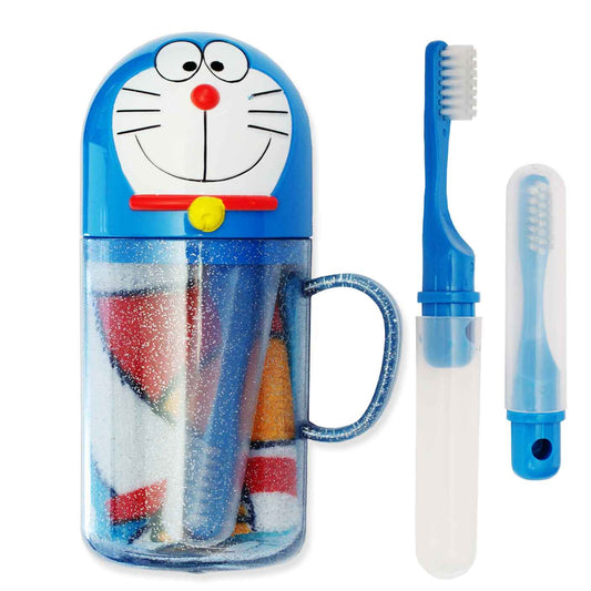 Doraemon Kids Camping Toothbrush Set 3 Piece