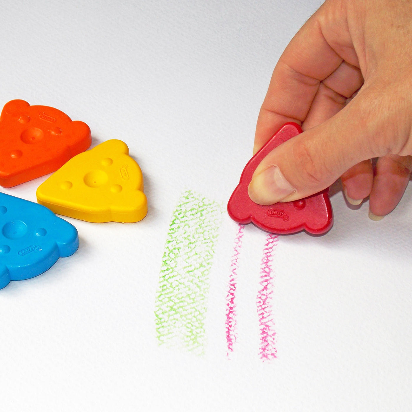 Drawing with Jovi Magic Bear Wax Crayons