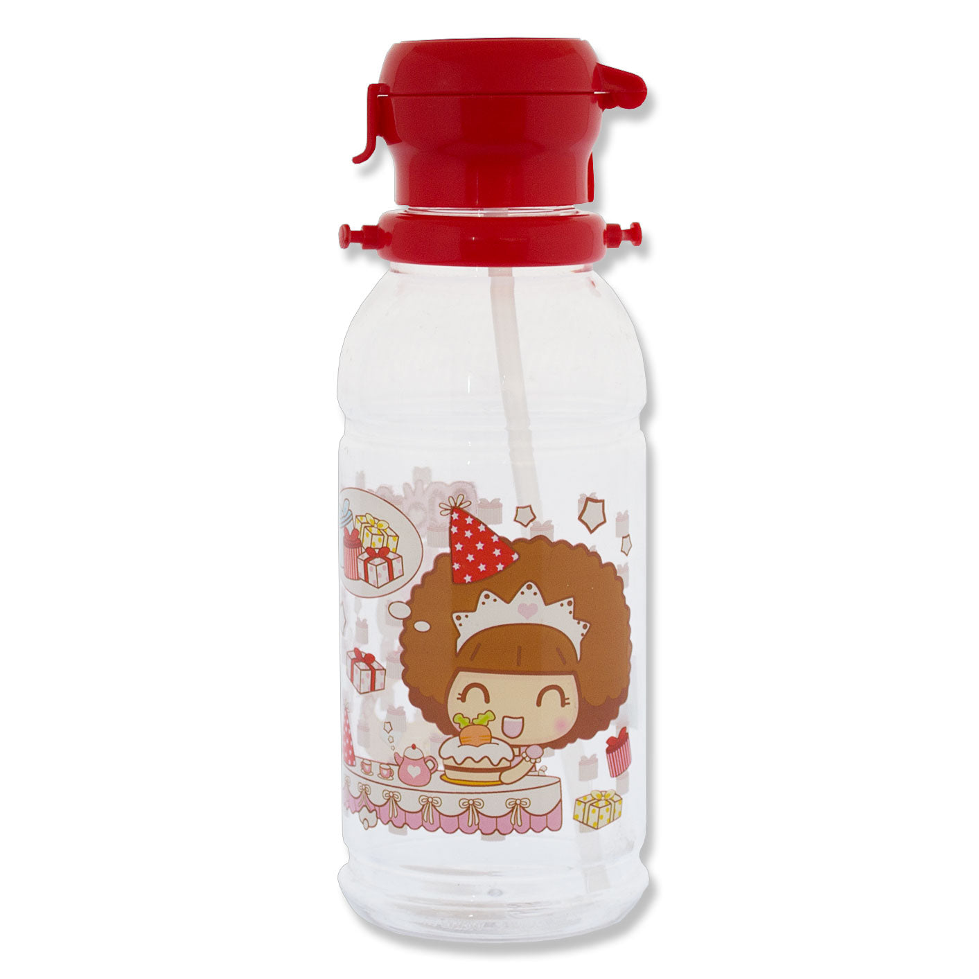 Kids Drink Bottle with Straw 450ml Birthday Party