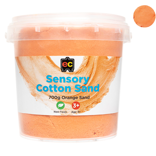 EC Sensory Cotton Sand 700gm Tub Orange