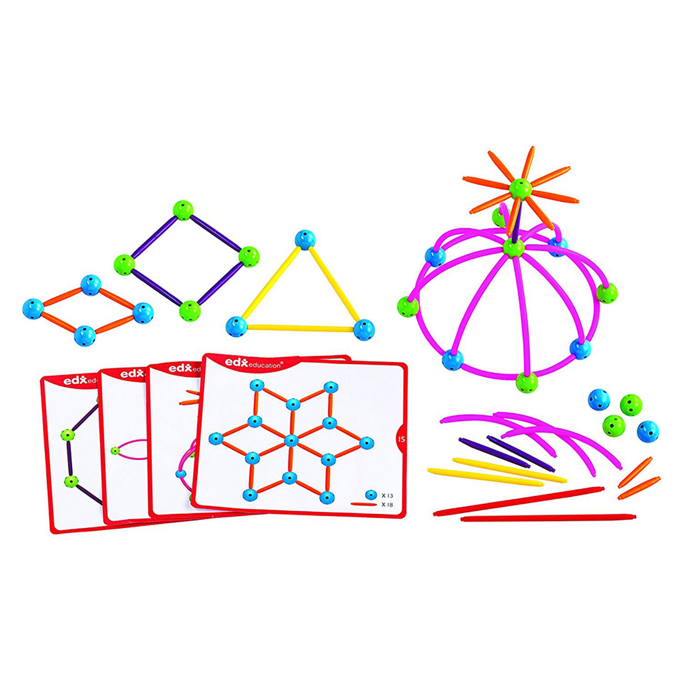 EDX Skeletal Geo Starter Kit 144 Pieces