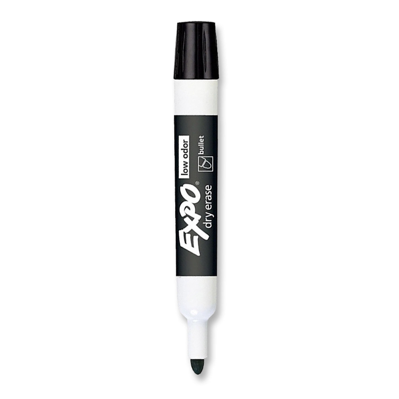 Expo Whiteboard Marker Bullet Tip Black - School Depot
