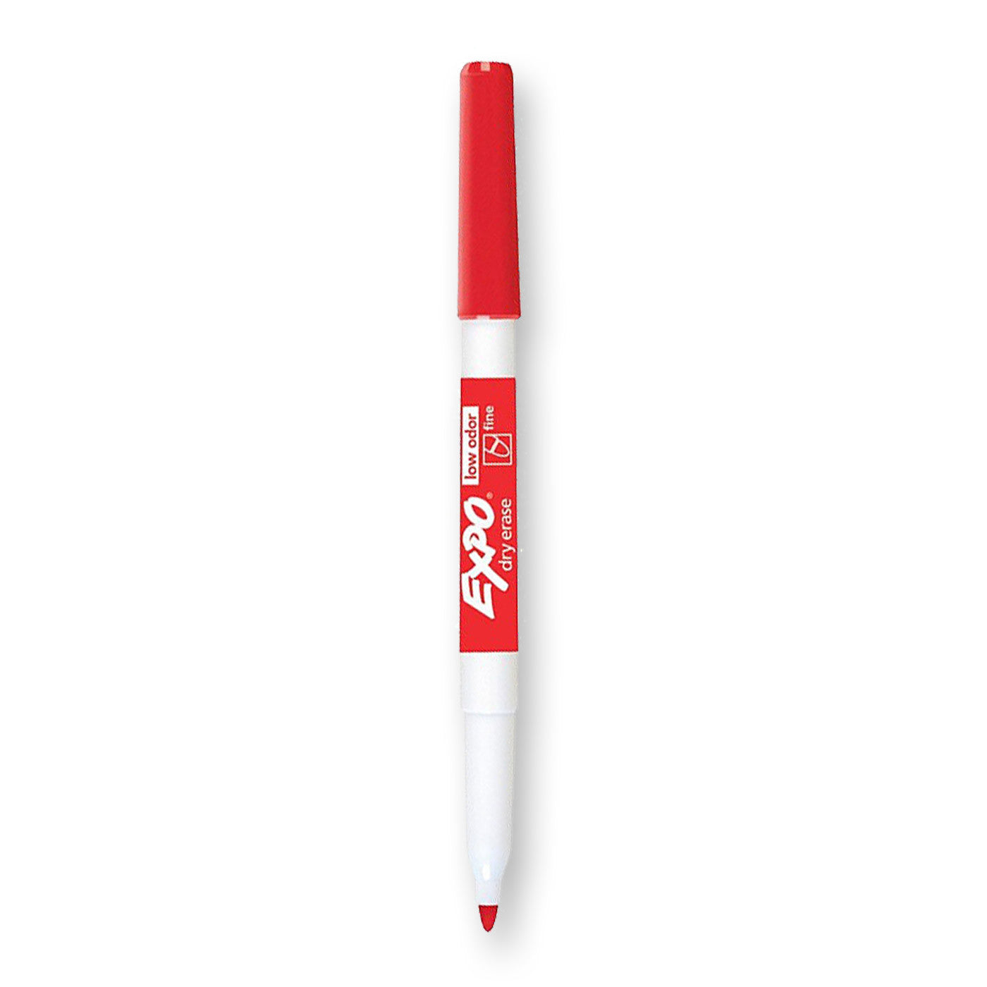 Expo Whiteboard Marker Fine Tip Red - School Depot
