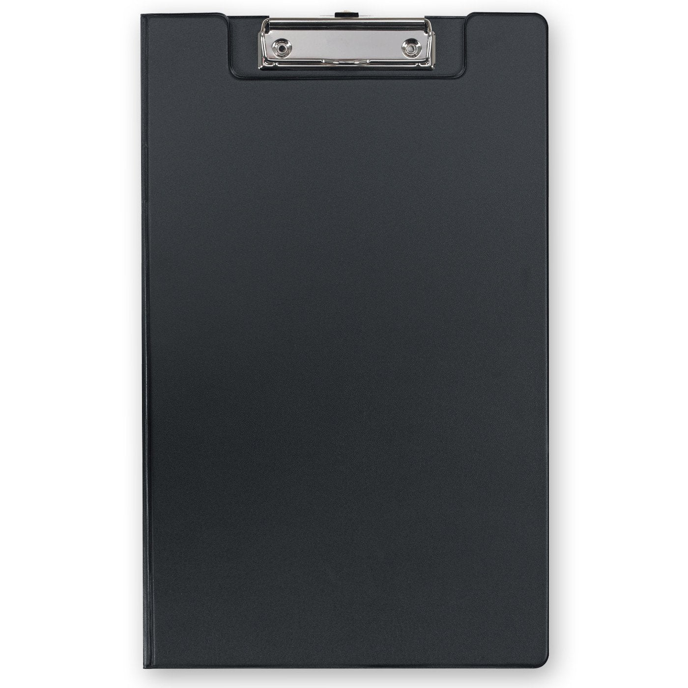 FM Clipboard with Flap Foolscap Black
