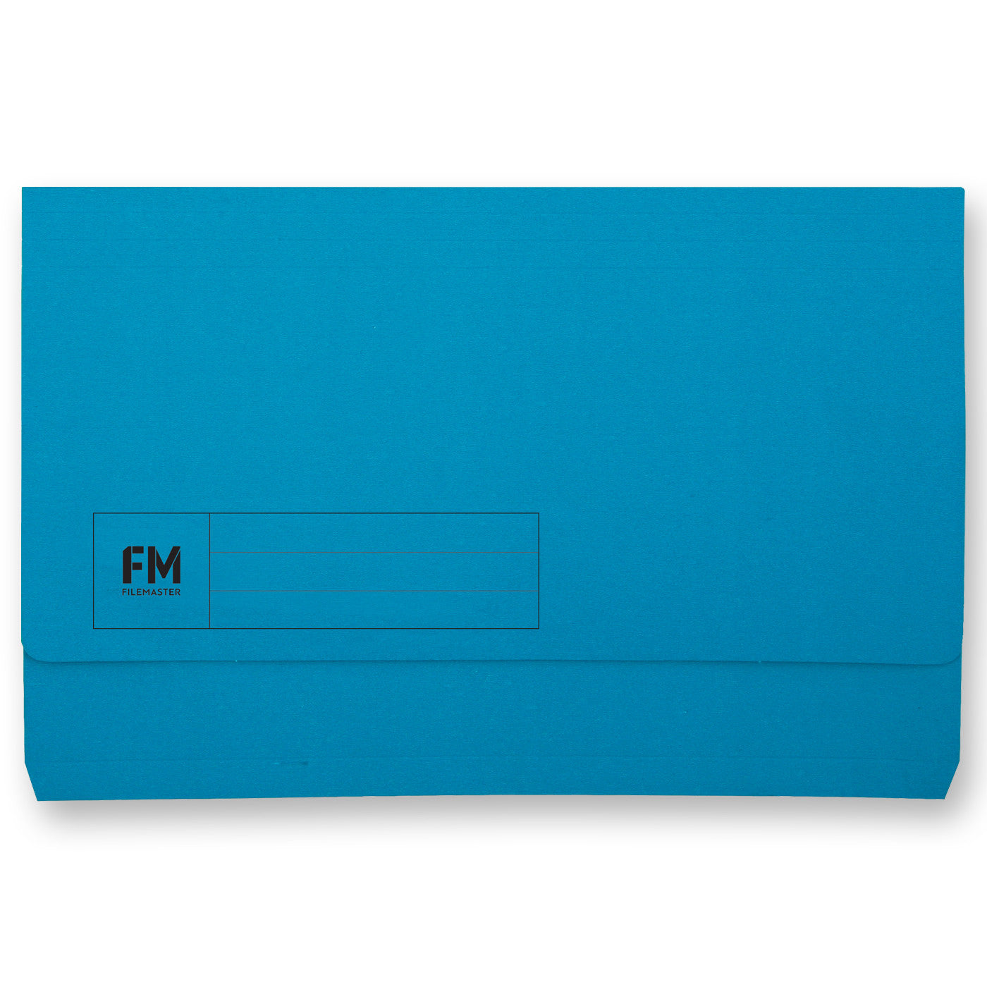 FM Manilla Document Wallet Foolscap Blue