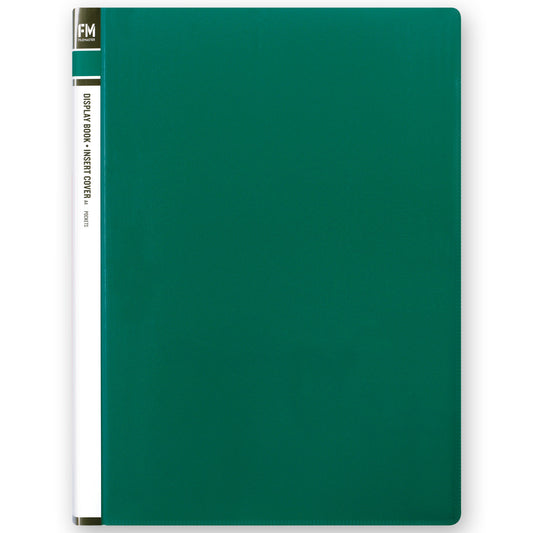 FM Clear File A4 60 Pocket Green