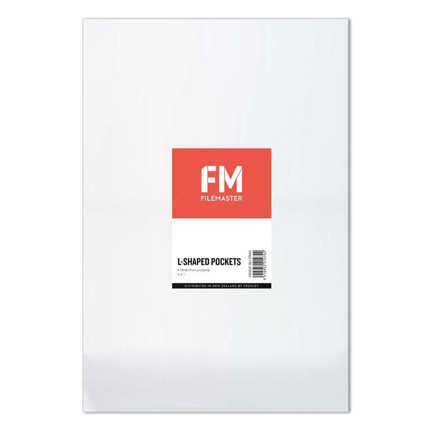 FM L Shape Pockets A4 Clear Each