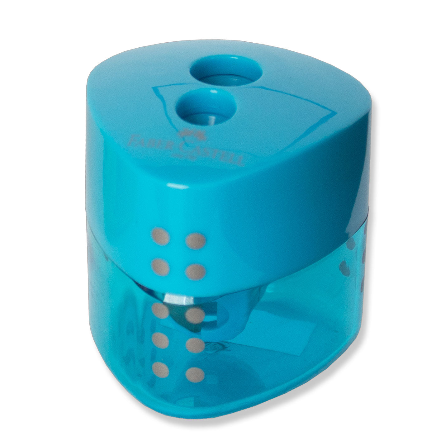 Faber-Castell Grip Pencil Sharpener 2-Hole Blue