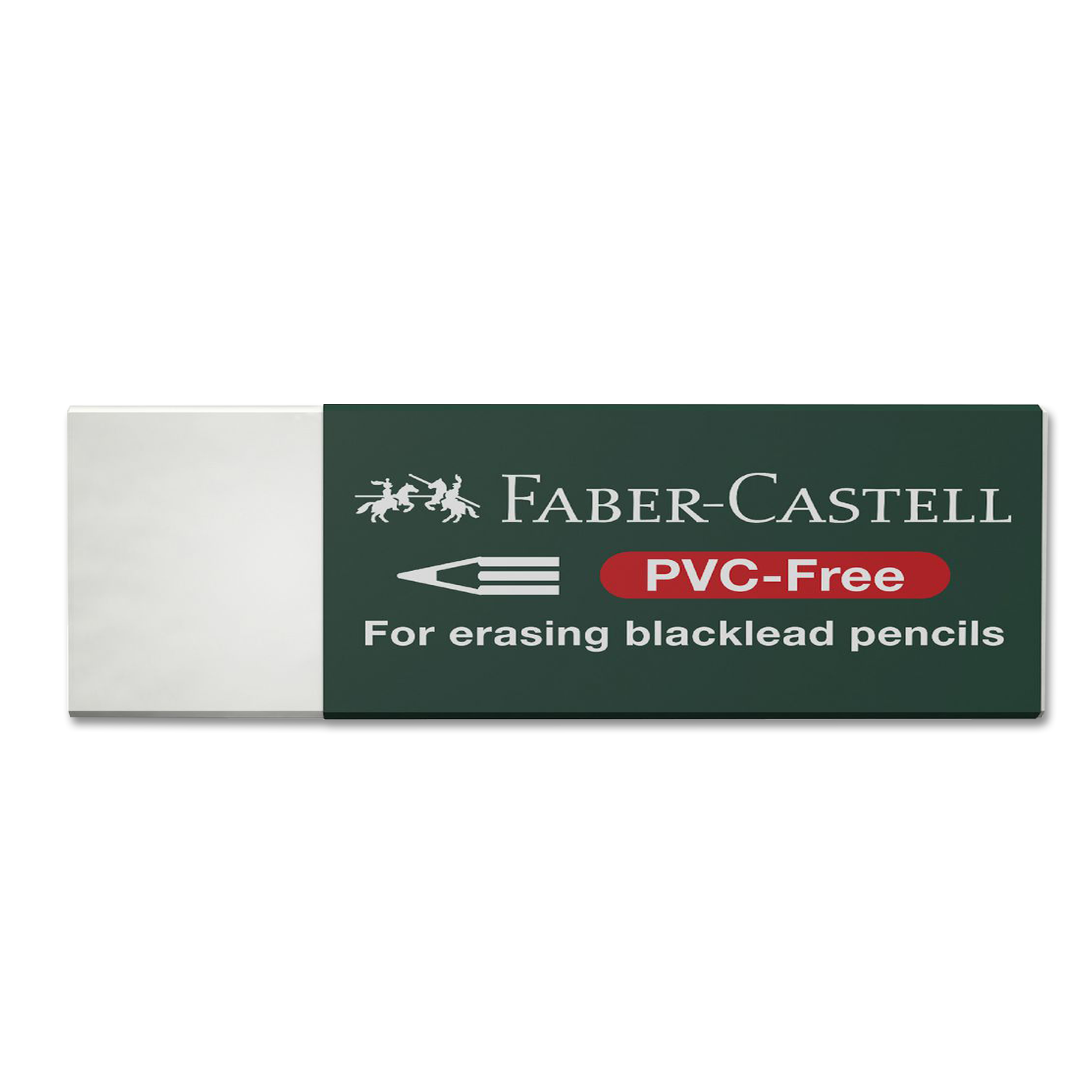 Faber-Castell Pencil Eraser Large Dust-Free White