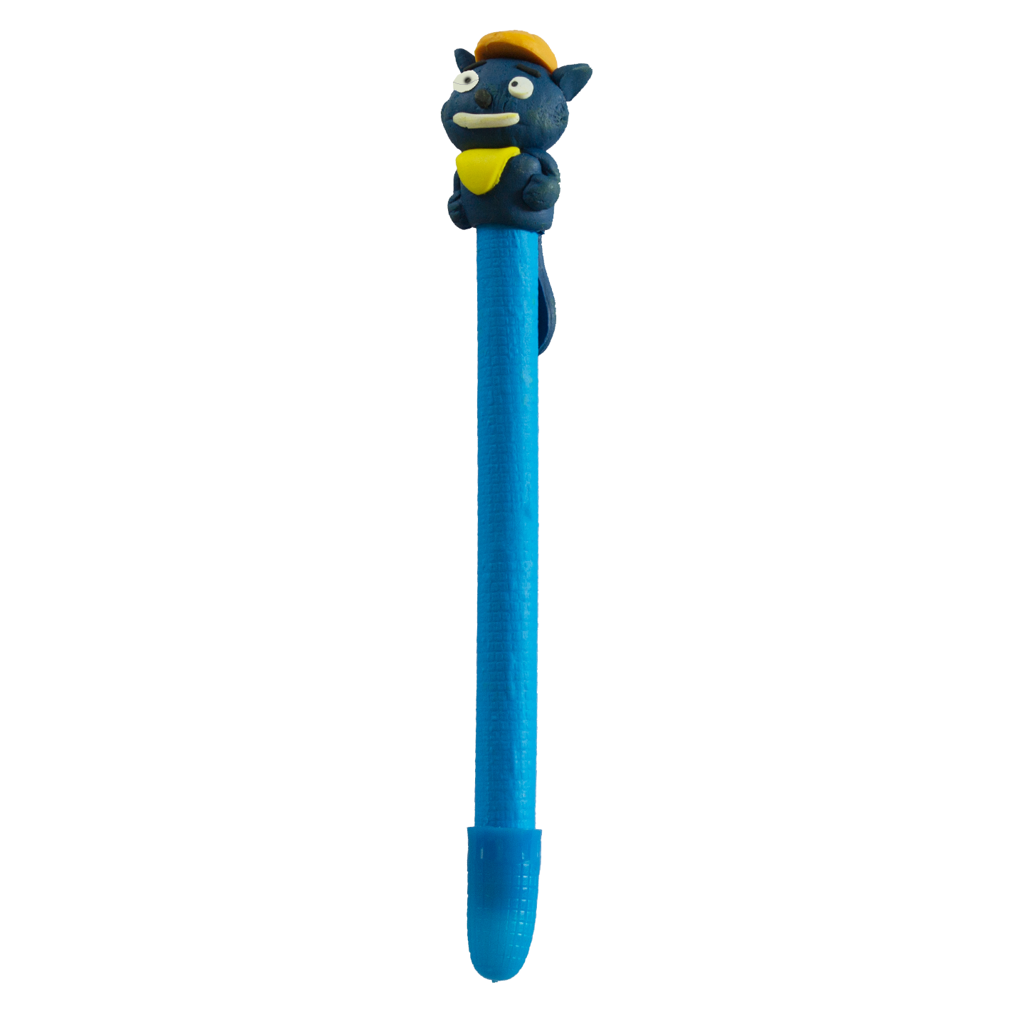 Fancy Kids Ballpoint Pen 3D Medium Tip Black Ink Cat