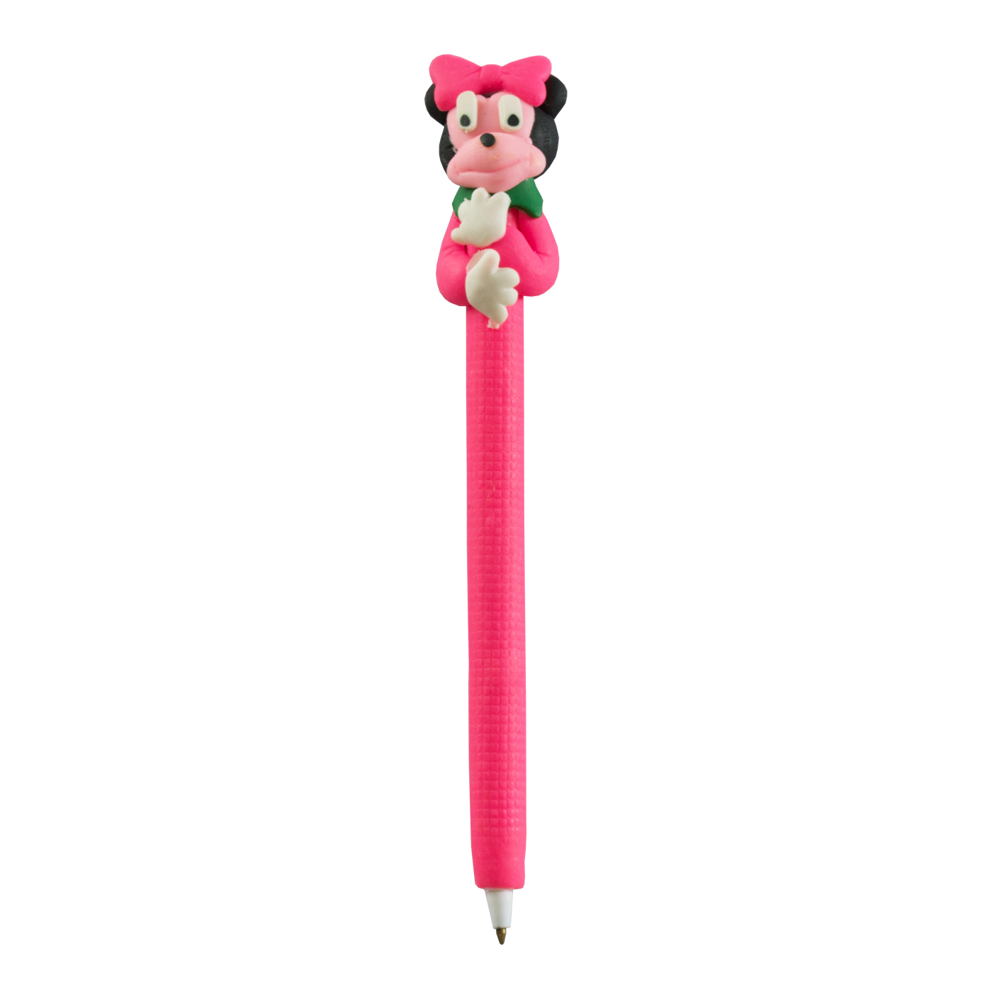 Fancy Kids Ballpoint Pen 3D Medium Tip Black Ink Minnie Mouse