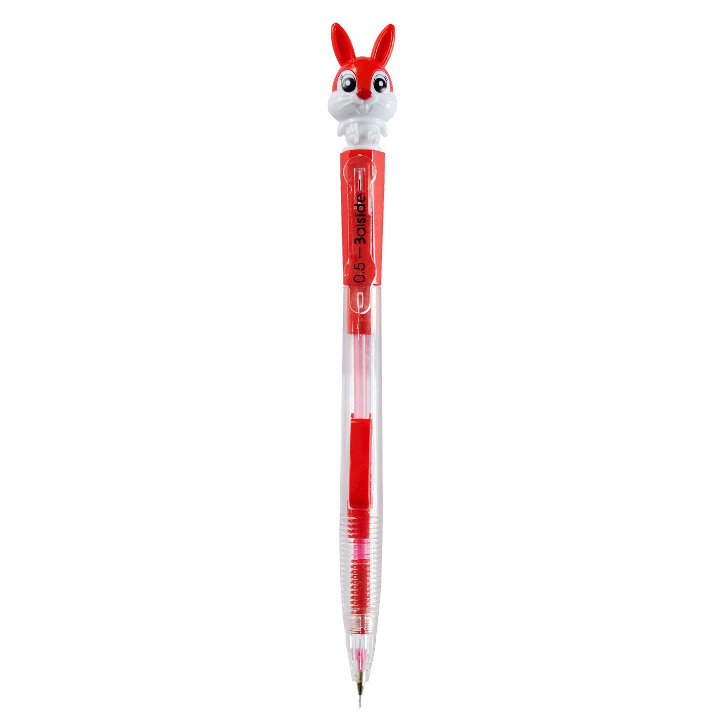 Mechanical Pencil HB 0.5 mm Fancy Rabbit Red