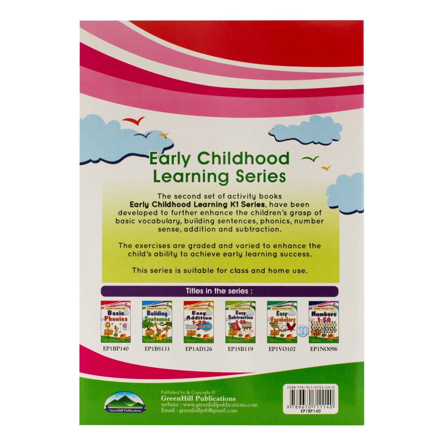 Greenhill Essential Preschool Skills Basic Phonics Ages 4-6 Years