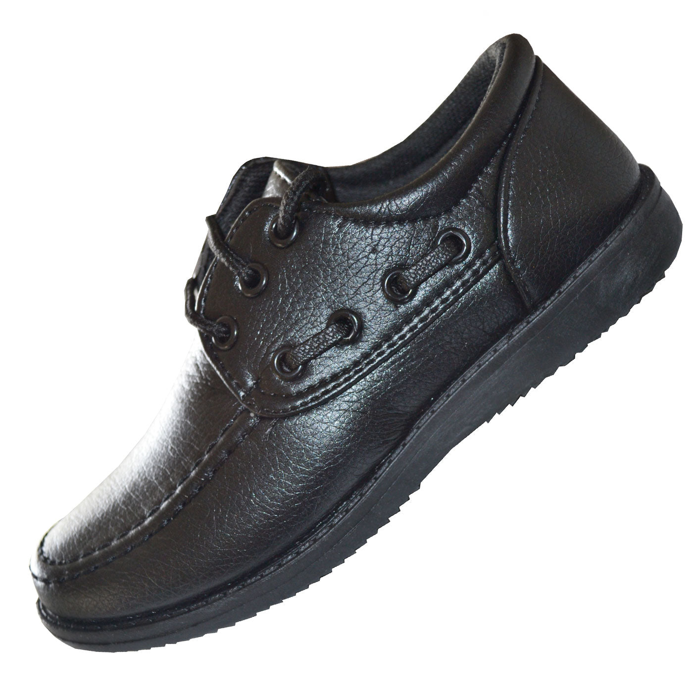 Hamburg Boys School Shoes Black