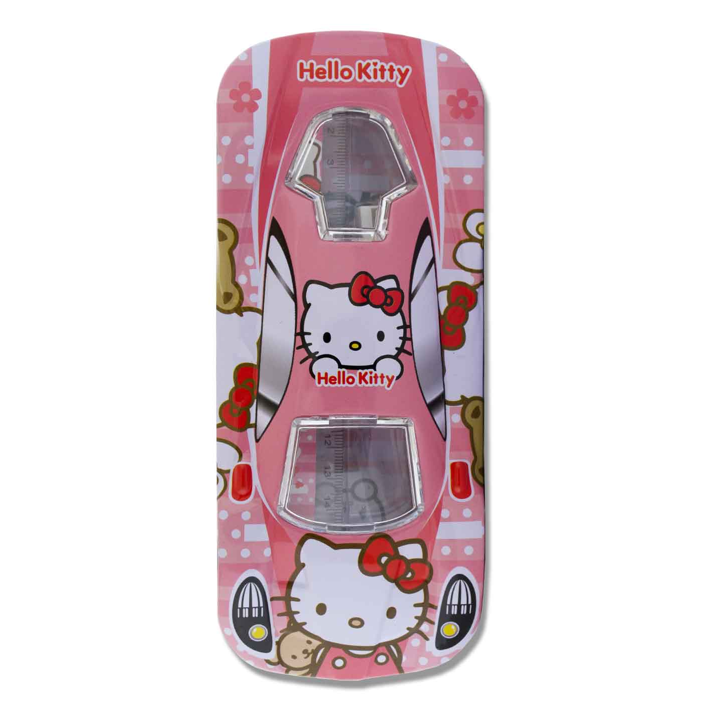 Hello Kitty Tin Pencil Box 6 in 1 Car