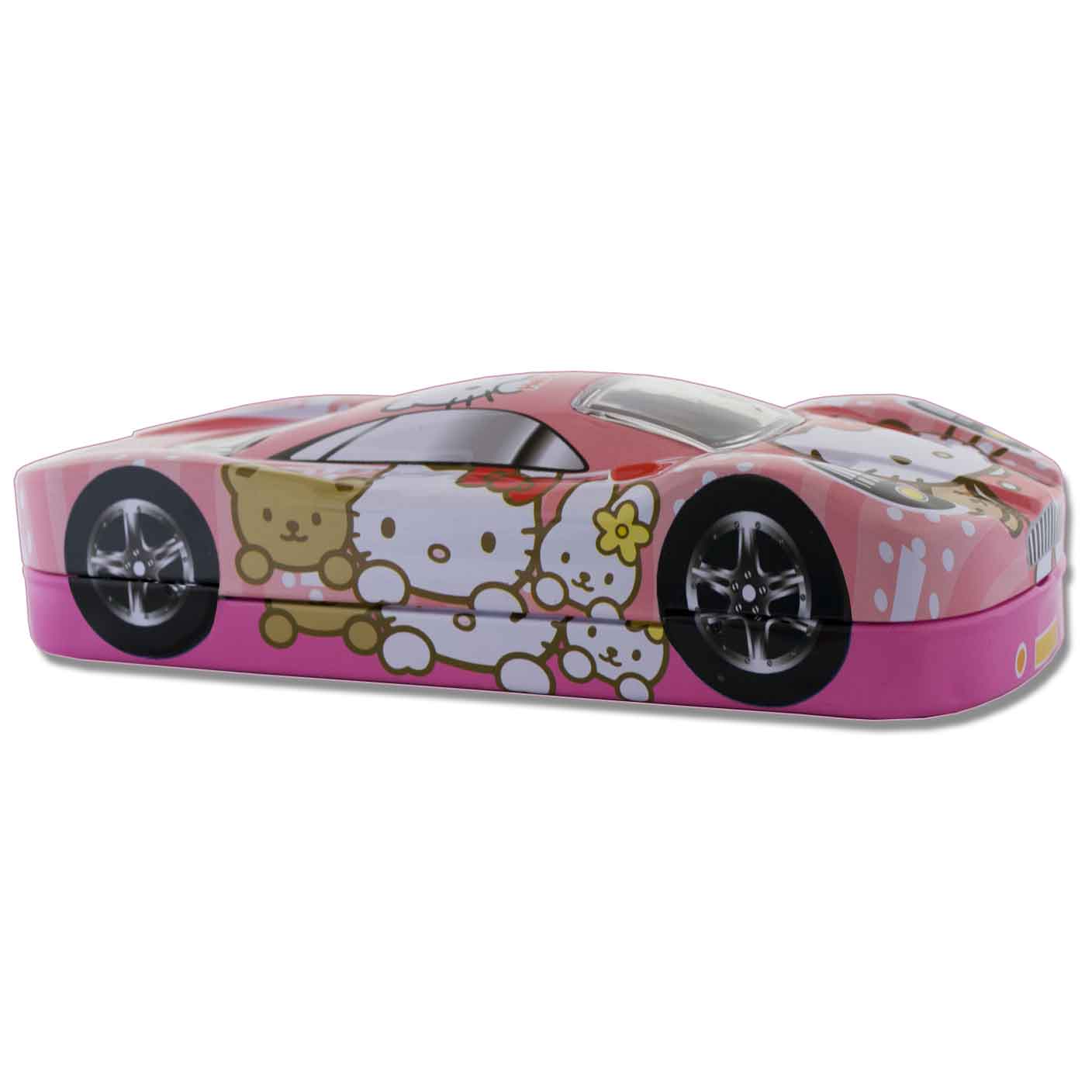 Hello Kitty Tin Pencil Box 6 in 1 Car