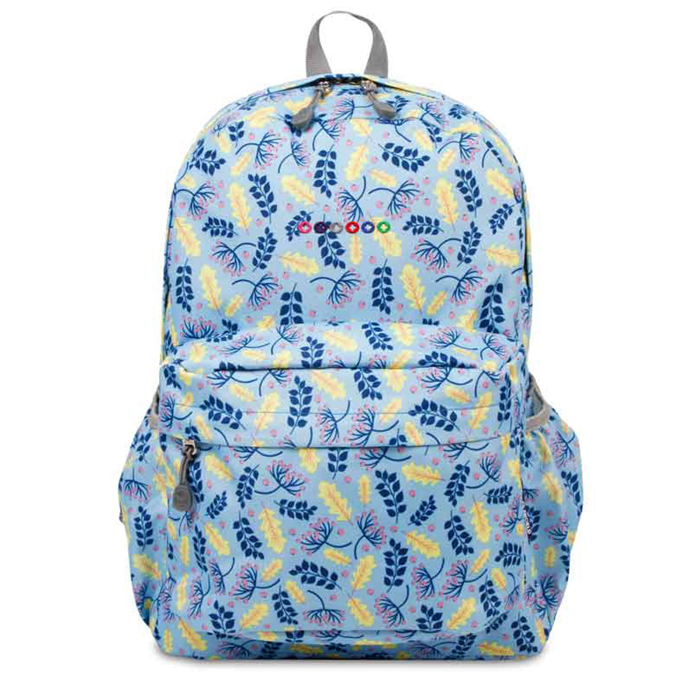 J World New York Students Backpack 25L Oz Sky Leaves