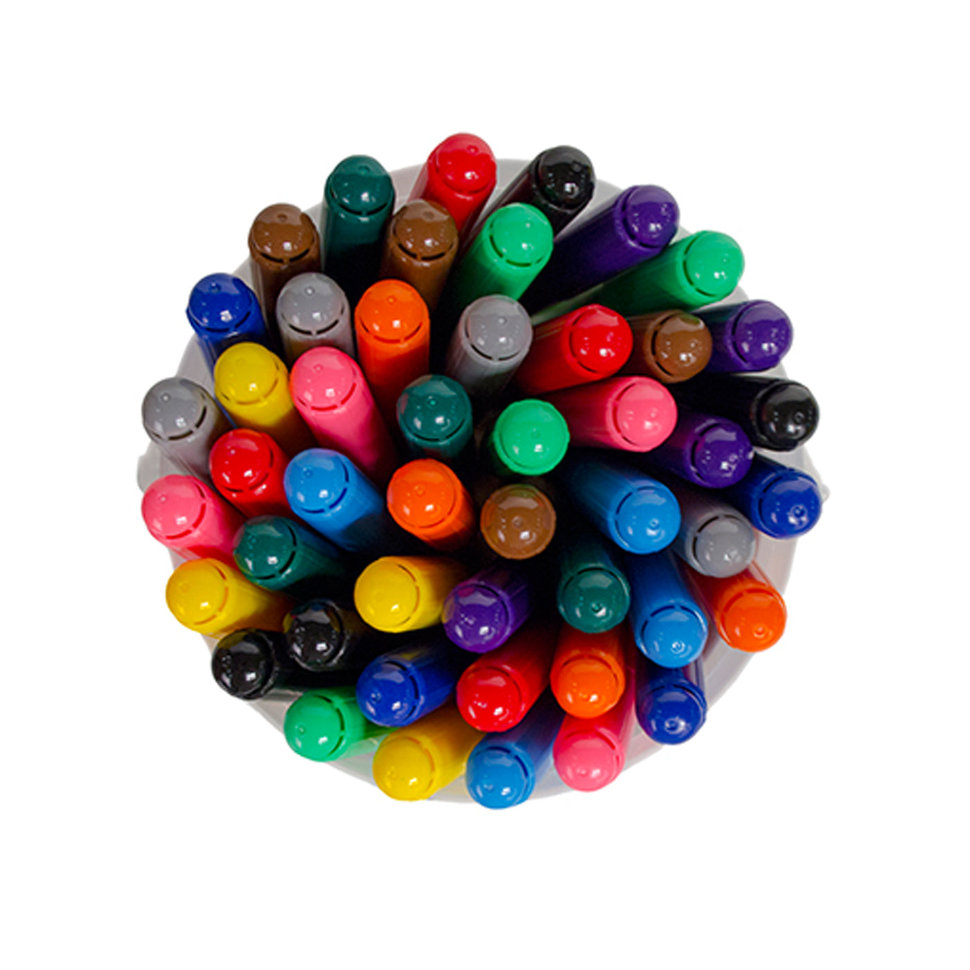 Jovi Maxi Felt Tip Markers 12 Shades Tub of 48