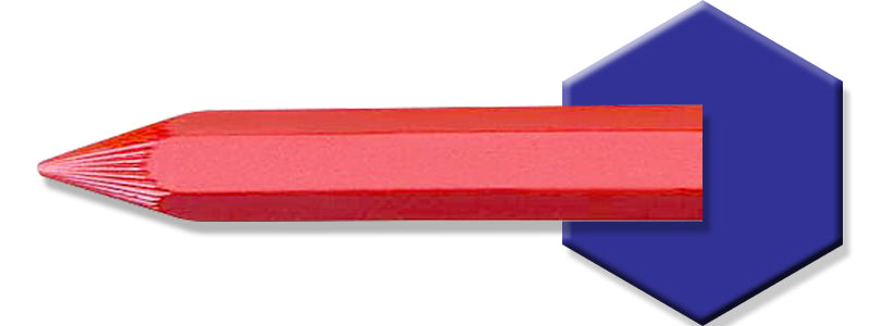 Jovi Plastic Crayons Hexagonal Shape
