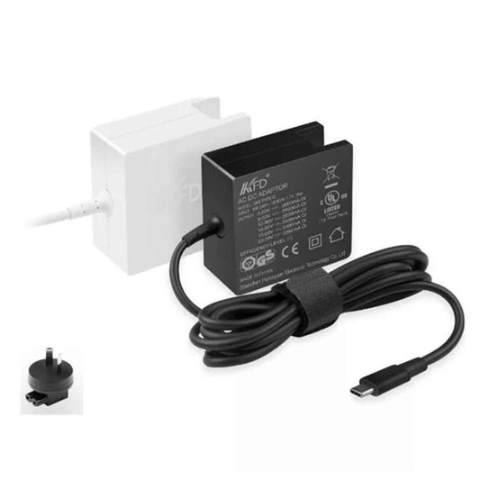 KFD Universal Power Adapter/PD Charger 65W USB-C Compatible with Asus, Acer, Lenovo, HP, Dell, Toshiba