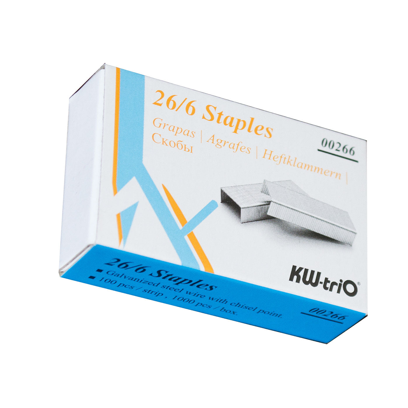 KW-Trio Staples 26/6 Box 1000 - School Depot