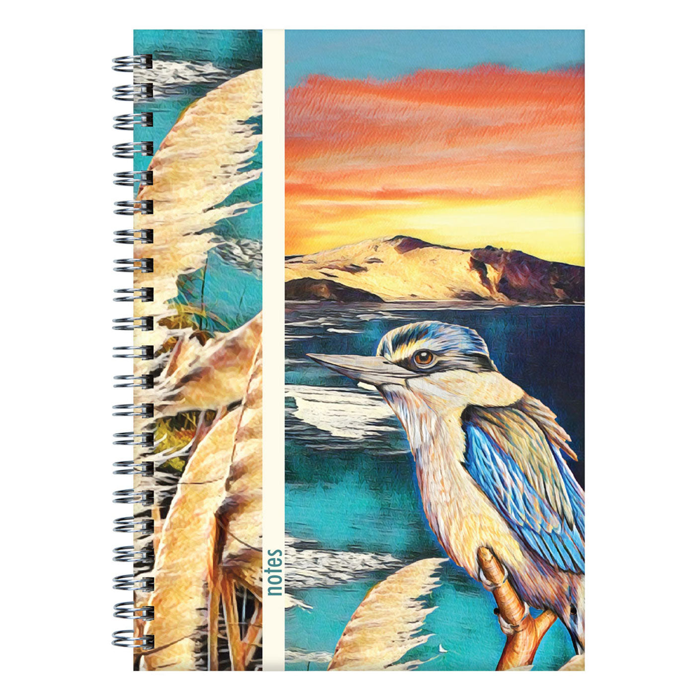 Kanuka Glen Art Notebook Spiral Bound A5 Ruled 7mm 192 Page Kotare