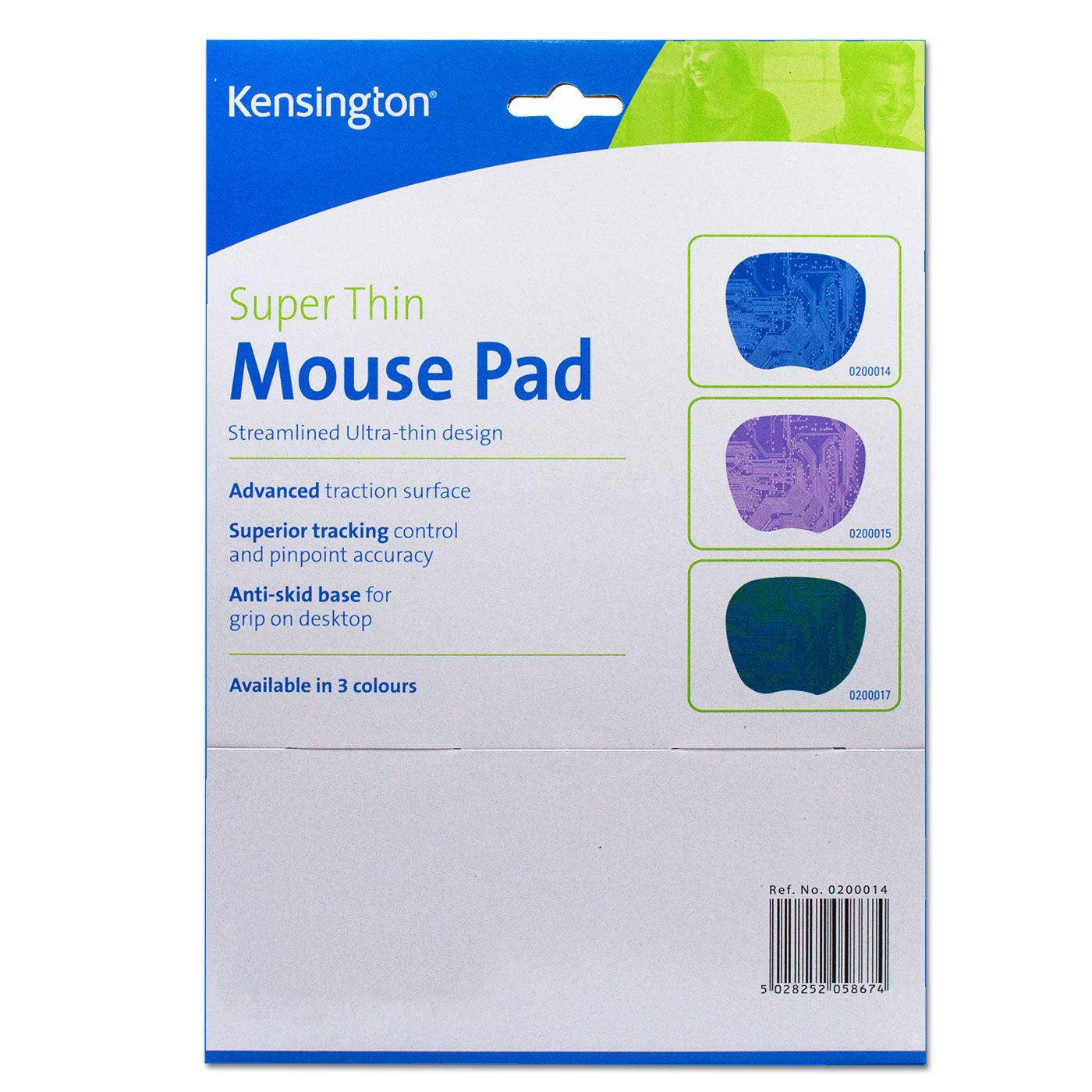 Kensington Mouse Pad Super Thin 21 x 18cm Blue
