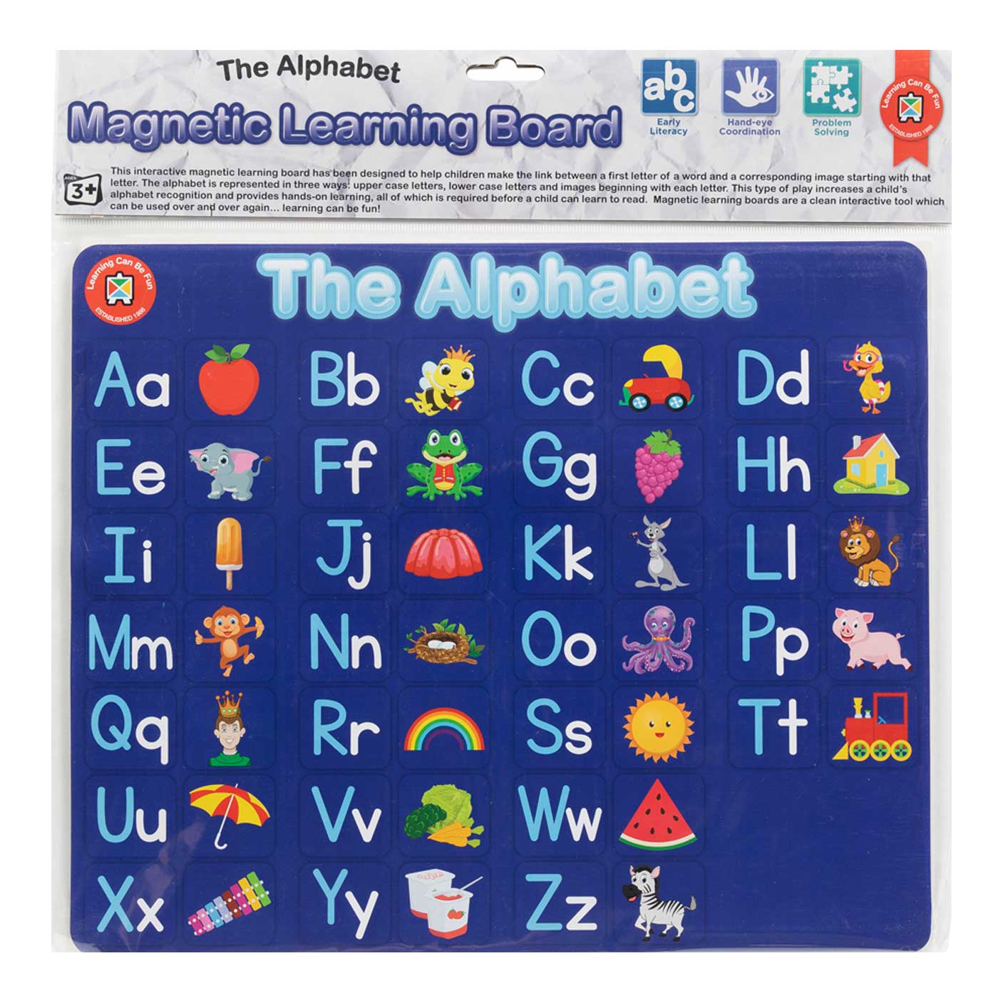 LCBF Magnetic Learning Board Alphabet 33.5 x 30cm