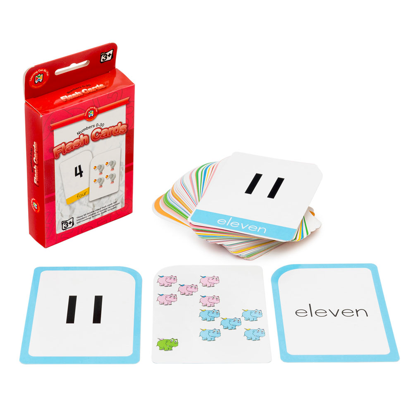 LCBF Write & Wipe Flashcards Numbers 0-30 Ages 3+