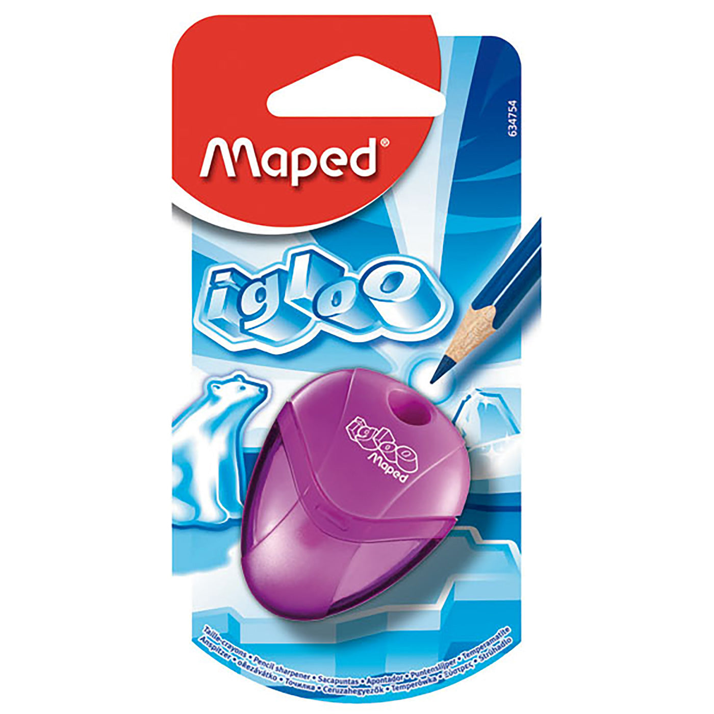Maped Igloo Pencil Sharpener 1 Hole - School Depot NZ