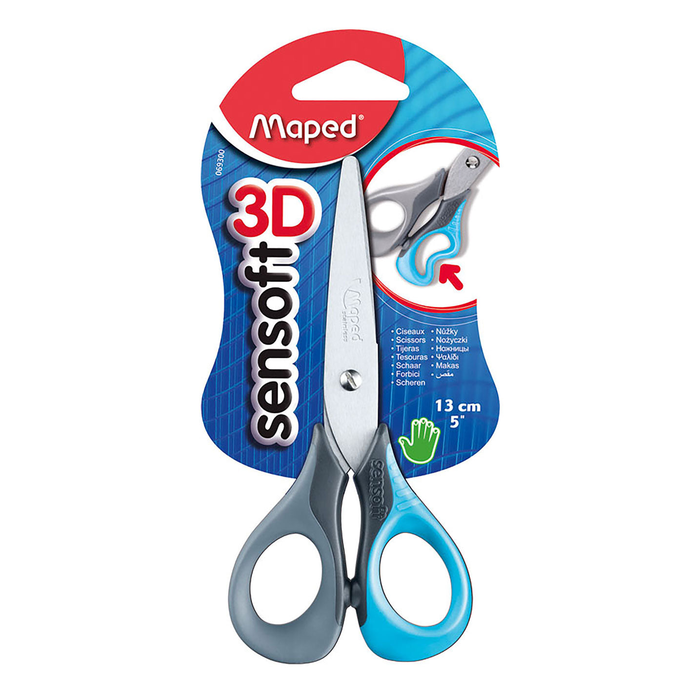 Maped Sensoft 3D Scissors 13 cm / 5 inch
