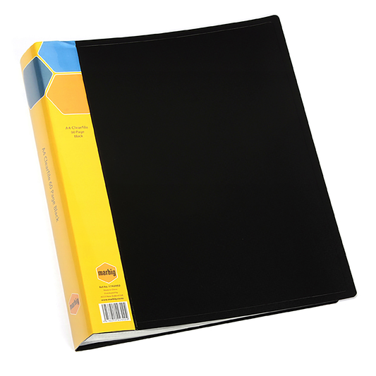 Marbig Display Book A4 60 Pocket Black