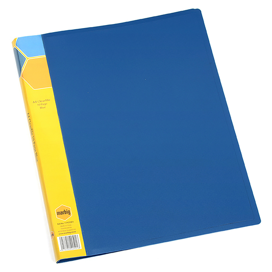 Marbig Display Book A4 10 Pocket Blue