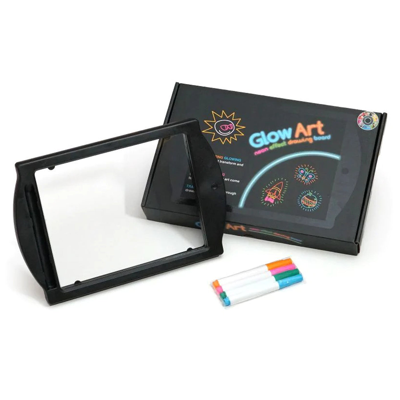 Marvin’s Magic Glow Art Light Up Board with 4 Neon Markers
