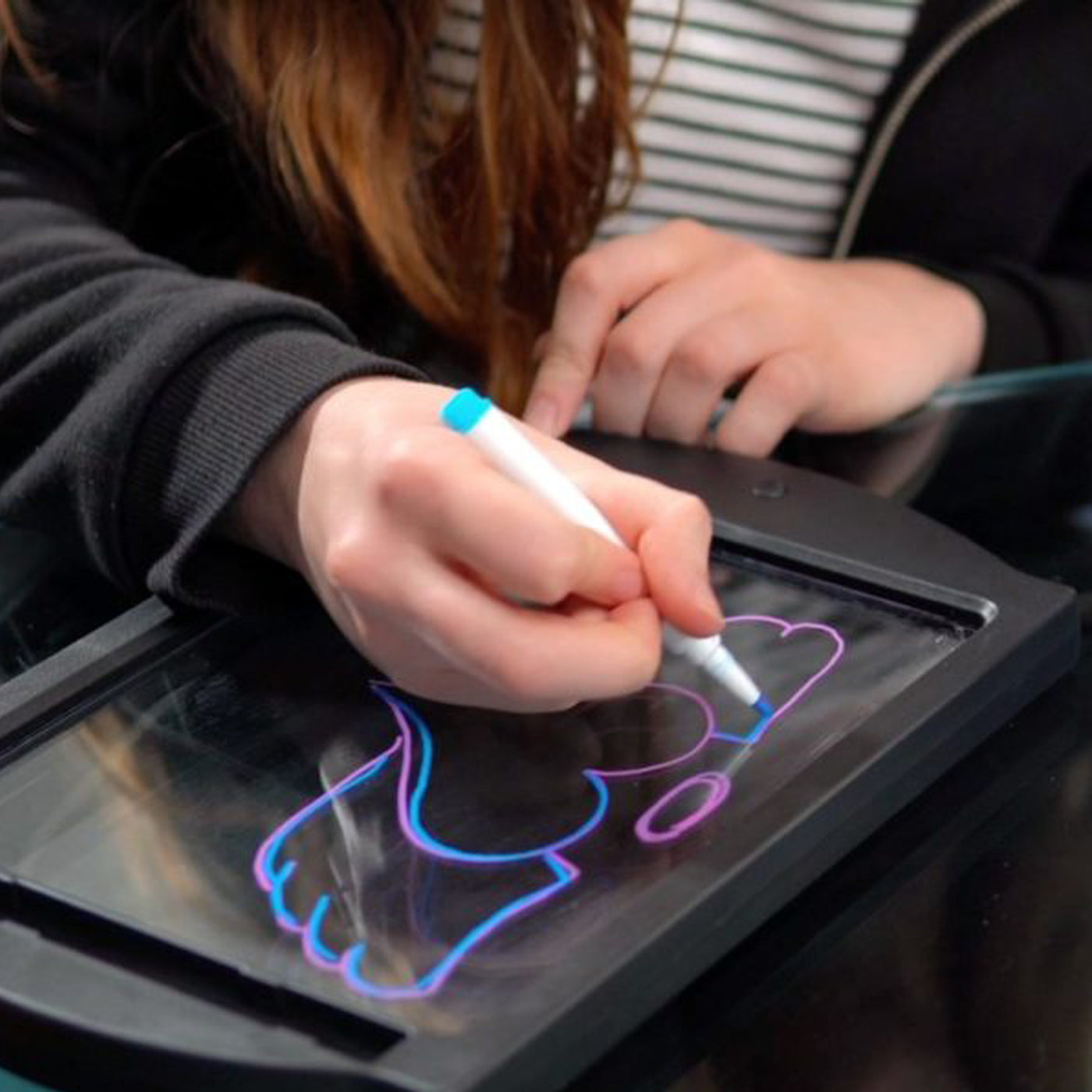 Marvin’s Magic Glow Art Light Up Board with 4 Neon Markers