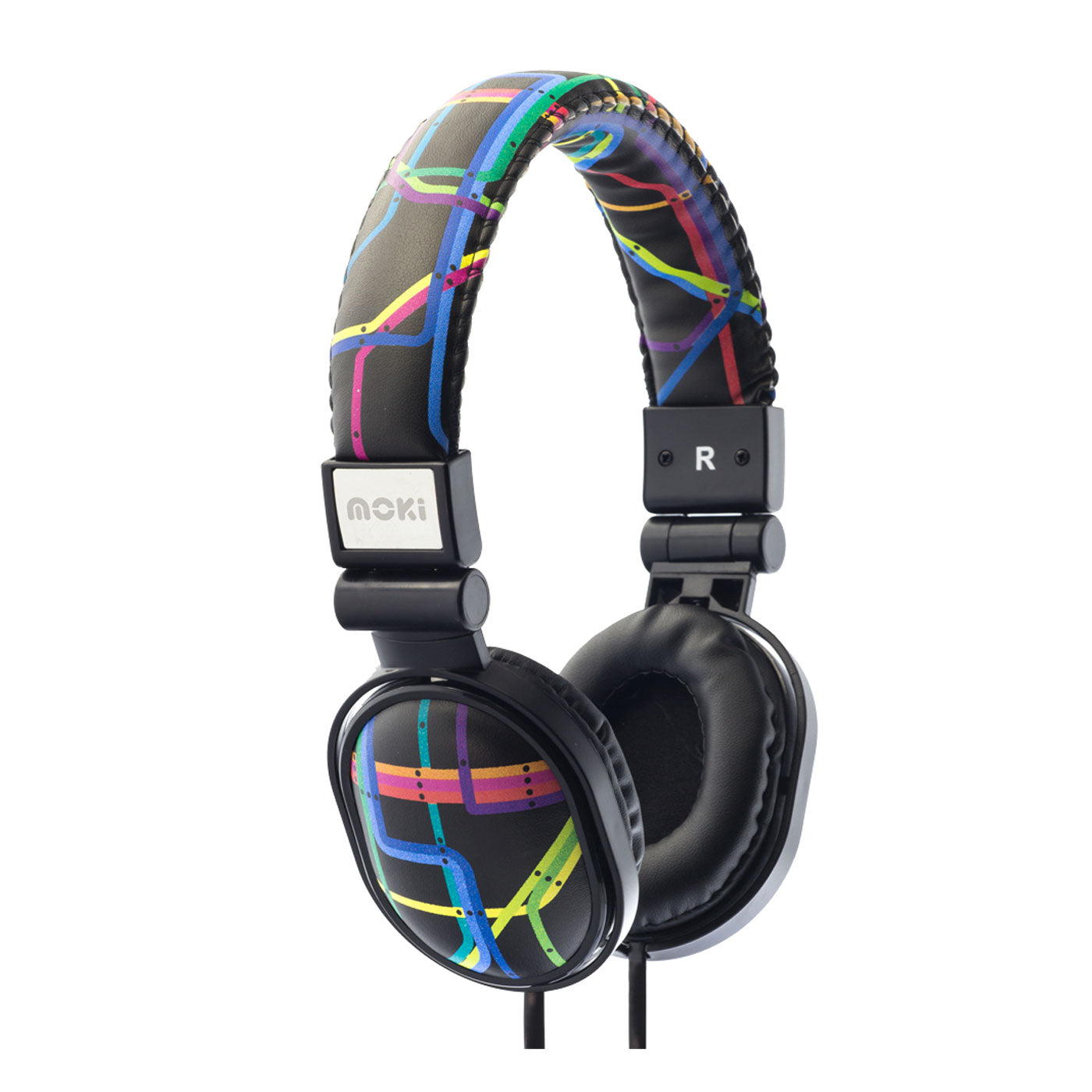 Moki Kids Headphones for Kids Poppers Subway