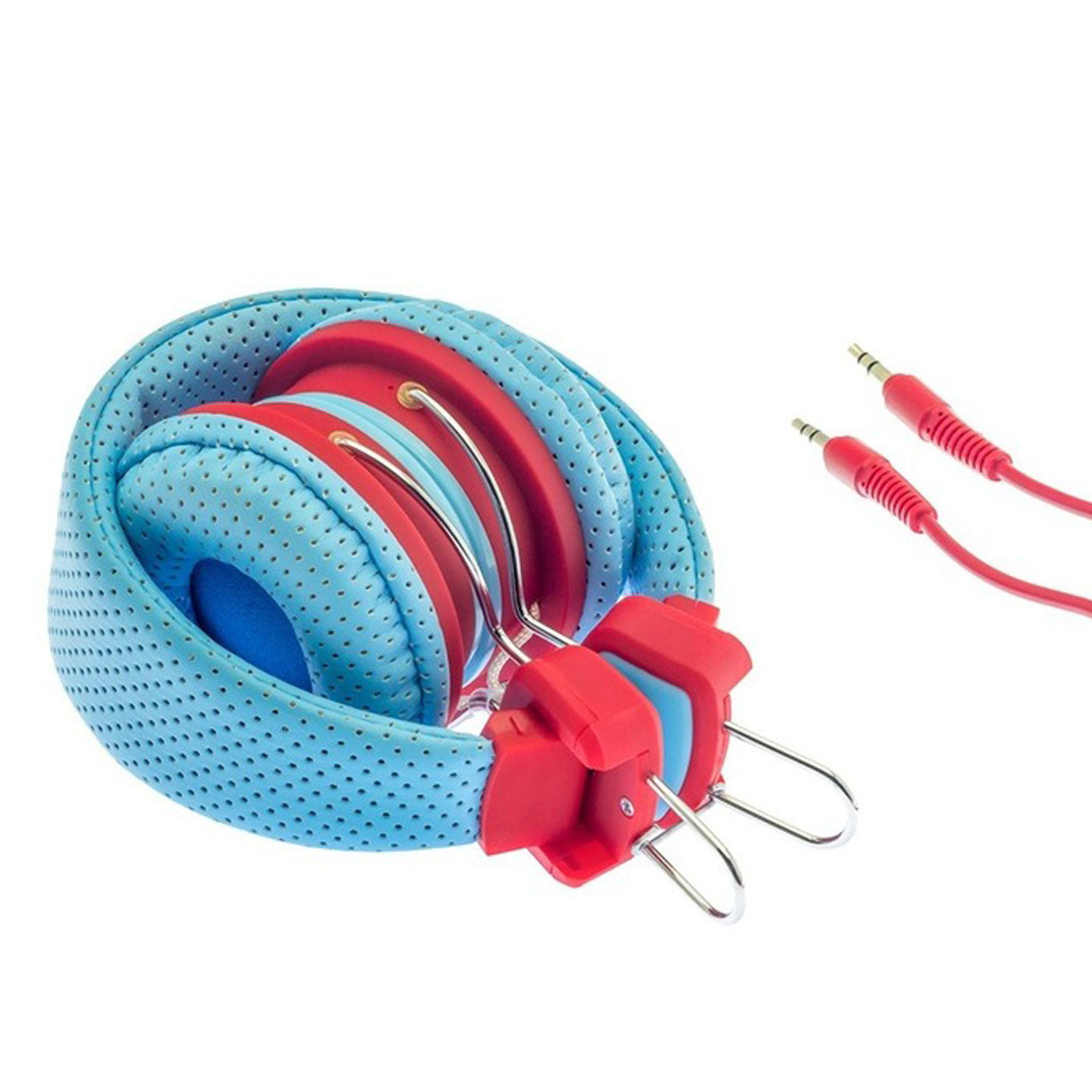 Moki Headphones for Kids Volume Limited Blue & Red