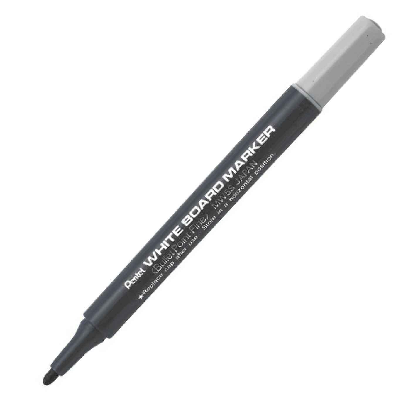 Pentel Whiteboard Marker Compact Bullet Tip 1.3mm Black